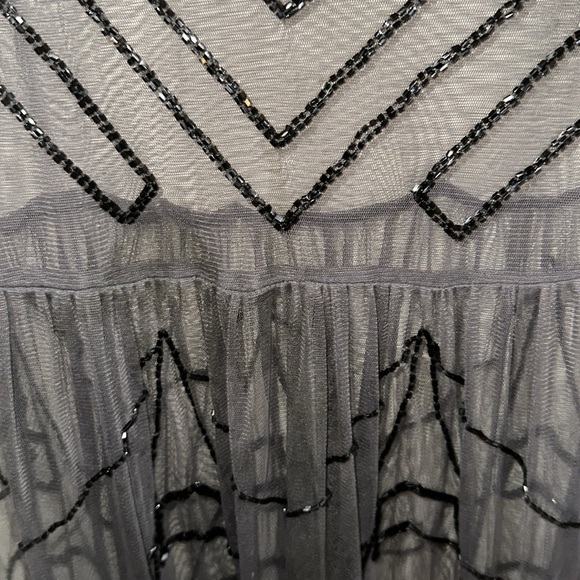 Free People Sheer Embellished Dress- XS - Picture 4 of 5